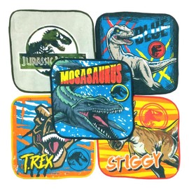 丸眞 ミニタオル 5枚組 ジュラシックワールド ジュラシックバトル キャラクター 入園入学グッズ 入園入学準備 保育園 幼稚園 小学校 男の子 4985002800