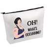 Nessa Gavin Cosmetic Makeup Bag Oh What's Occurring Cosmetic Bag Gift for Gavin & Stacey Fans (Oh What's Occurring)