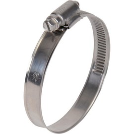 TRUSCO TE13-90 Hose Band, All Stainless Steel, Scratch Resistant Type (Pack of 10)