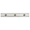 'Cockle Shell' 30cm (12 Inch) White Plastic Ruler (RL00087336)