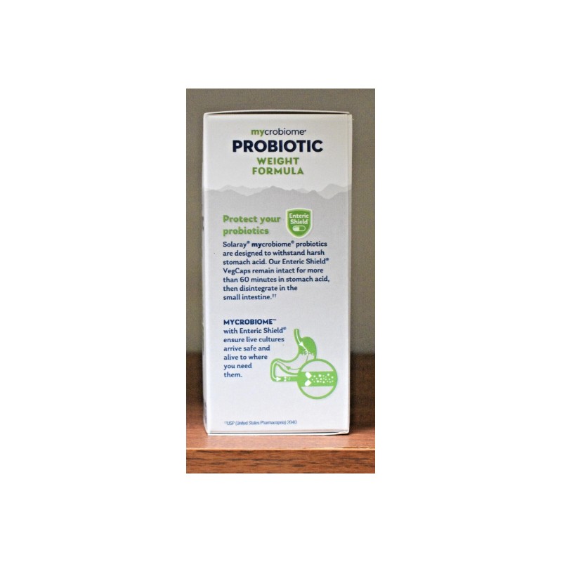 Solaray Mycrobiome Weight Formula 50 Billion 30 Capsules Microbiome 30