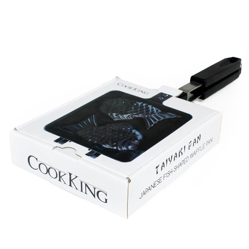 COOKKING - Taiyaki Japanese Fish-shaped Pancake Double Pan, Made in