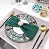 ASYOUWISH Set of 6 PVC Kitchen Table Place Mats, Non-Slip