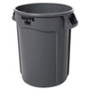 Rubbermaid 2632 Brute Trash Can, Commercial-Grade 32 gallon Gray Garbage