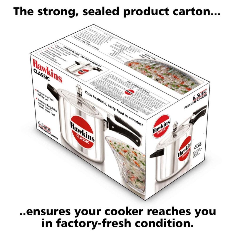 Hawkins 6.5 Litre Classic Pressure Cooker, Best Inner Lid Cooker,