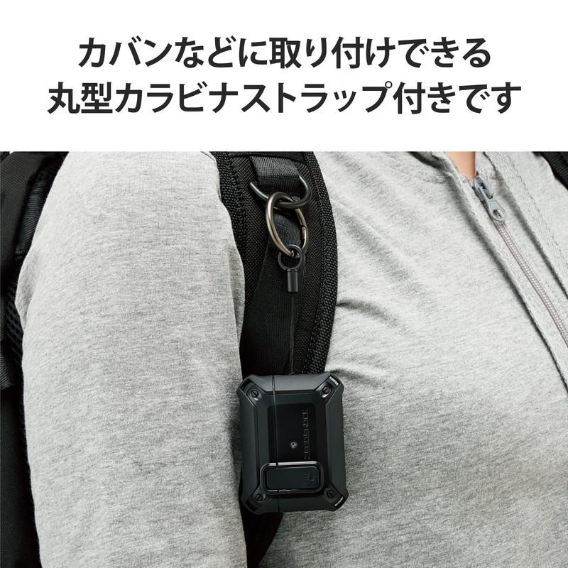 Elecom AVA-AP4ZEROLBK AirPods Pro 2 2nd Generation Case for 2022,