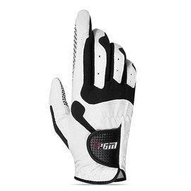 SunGoddy Men's Golf Gloves for Left Hand, Anti-Slip, Soft, Golf Fiber, Fit, Velcro, 3D Cut, Sweat Proof, Multi-functional, Washable, white-right hand, 24