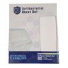 Comfort Lab 4 Piece Short Queen White Antibacterial Sheet Set