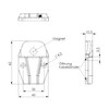 Wall part for the universal charger holder 992021344559