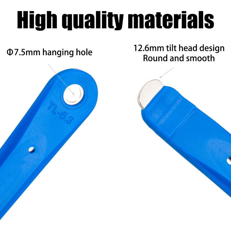 MiOYOOW 2PCS Tyre Levers, Bicycle Tire Repair Tool with Ergonomic