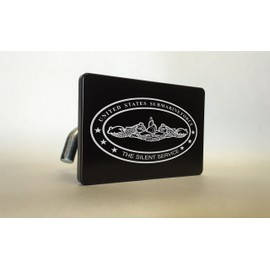 US Submarine Force Extra Durable Luxury Billet Aluminum Tow Hitch Cover