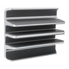 Laptop Organizer Aluminum Alloy Vertical Stand Adjustable Dual Slot for