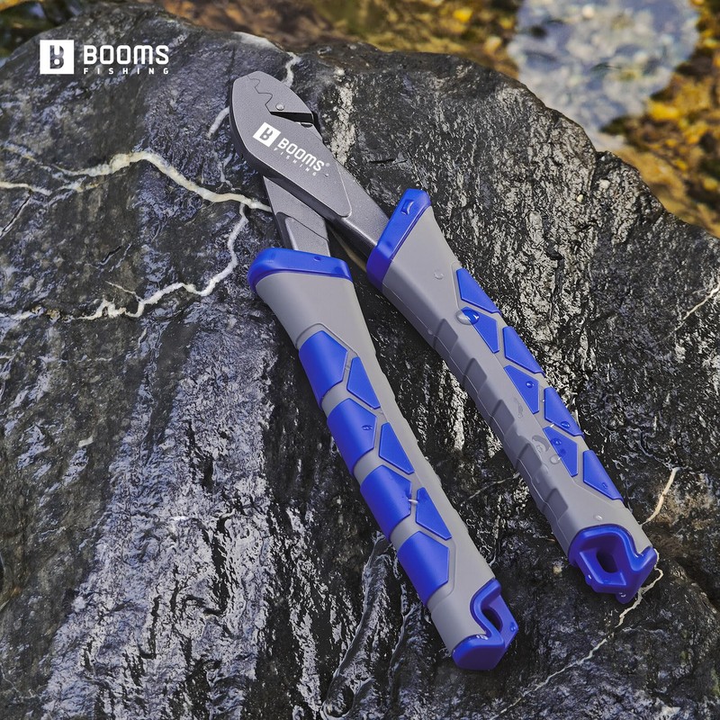 Booms Fishing Crimping Pliers Tool: 6.5in Crimper for Single Barrel