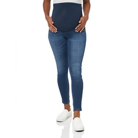 Motherhood Maternity Women's Indigo Super Stretch Secret Fit Over The Belly Skinny Jeans, Medium Blue Wash