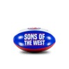 Sherrin Western Bulldogs AFL Team Softie Football, Size 20cm