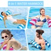 2 Pack Inflatable Pool Floaties for Adults - 4-in-1 Water