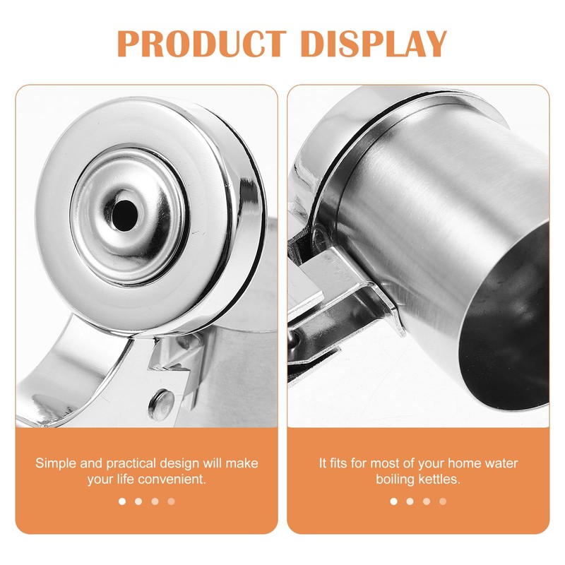 UPKOCH Stainless Steel Tea Kettle Whistle Replacement Spout Nozzle for