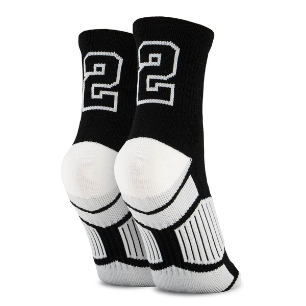 ChalkTalkSPORTS Custom Team Number Quarter Length Socks | Athletic Socks