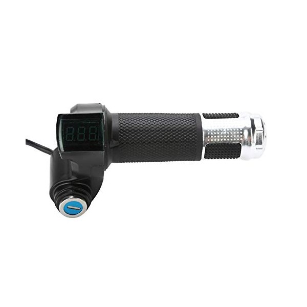 Throttle Handlebar, Throttle Handle and Grip with LED Display Key