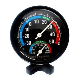 ZONADAH Reptiles Thermometer Dial Temperature Humidity Gauge Pet Supplies Terrarium Thermometer Hygrometer for Breeding Box Rainforest Tank