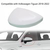 GXARTS White Left Driver Rear View Mirror Cover Replace Compatible