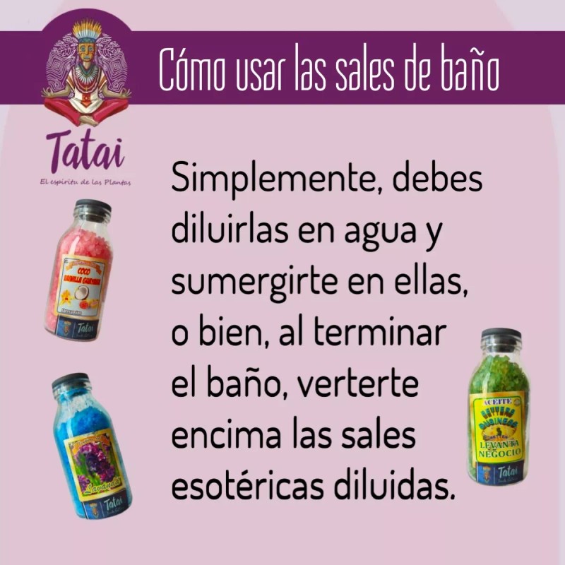 Tatai Tienda Sal De Baño Esotérica Tatai Lavanda 1 Frasco