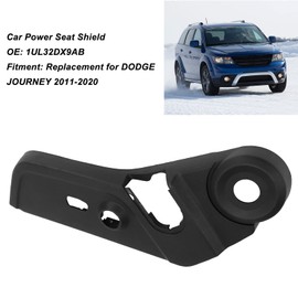 KIMISS Seat Track Cover, 1UL32DX9AB Front Driver Side Power Seat Black for JOURNEY 2011 to 2020