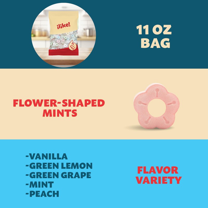Sugar-Free Mints Hard Candy, Assorted Flavors - After Dinner Refreshing