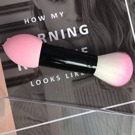 3PCS Makeup Brushes, Synthetic Foundation Face Brush Eyeshadow Kit, Makeup Brush Set For Women Girls, Pink