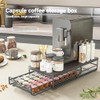 Coffee Pod Holder Storage Drawer, Compatible with Nespress-o Coffee Pods