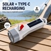 MVIOCS Solar Flashlight Lantern, High Lumens Rechargeable LED RGB Mood