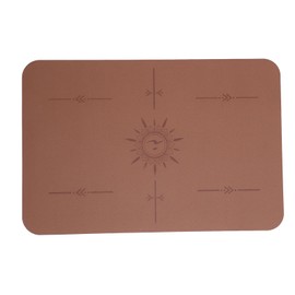 Sewing Machine Muffling Mat Reduce Sewing Machine Vibrations Movement and Slipping PU Rubber Sewing Machine Pad Golden Brown