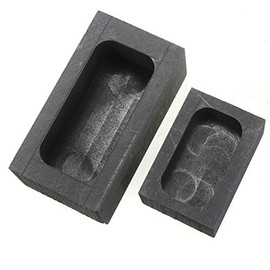 MASUNN High Purity Graphite Casting Melting Ingot Mold For Gold & Silver -100G
