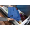 PackIt Freezable Newport Cooler, Azure Blue, Collapsible, Reusable, Built with
