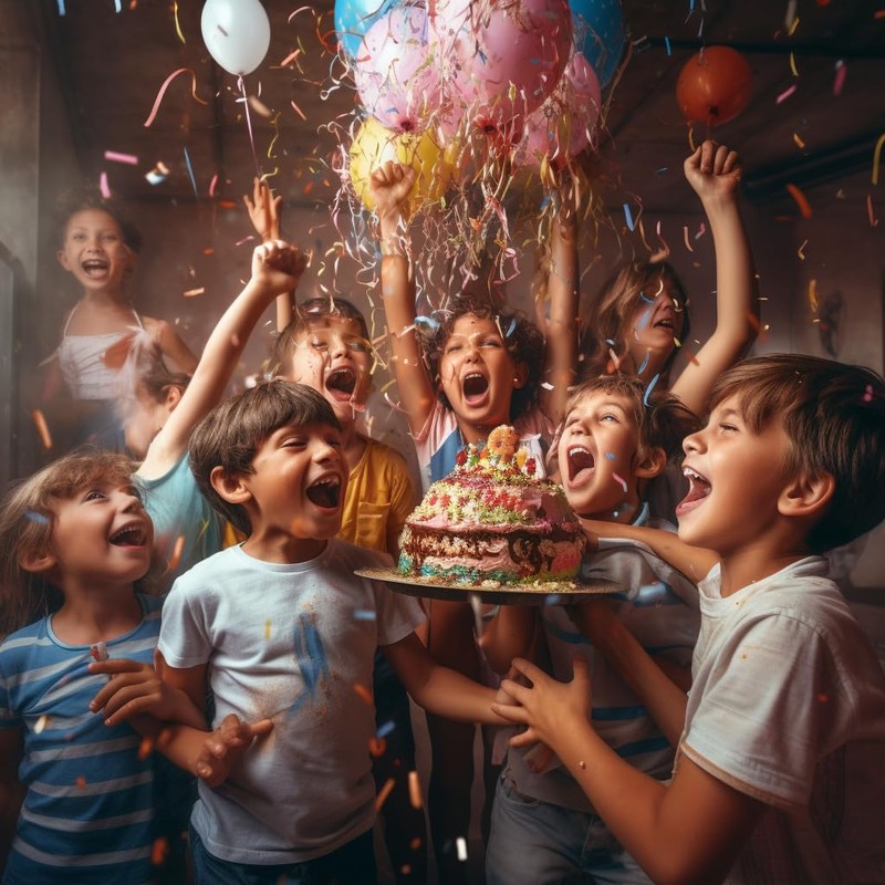 TROOKEE - Pinata di compleanno per bambini di dinosauro -