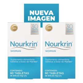 Pack 2 Nourkrin Woman Tratamiento Anticaída Mujer 60tabs