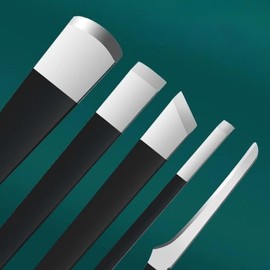 6-piece foot therapy set, stainless steel foot care tool trimmer, foot therapy supplies, toenail pliers, scab removal corn knife, dead skin scraper for nail inlay care (black)