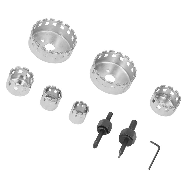 Brazing Hole Saw Set with Positioning Center Drill High Speed