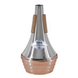 FAXX 102 Mute Trumpet Straight Aluminum & Bottom Copper Fax