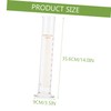 FELTECHELECTR Graduated Glass Cylinder Accurate Laboratory Measuring Tool for Experiments