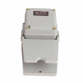 Foot Pedal Switch,15A/250V Foot Switch Nonslip Aluminum Shell,Momentary Pedal Silver Contacts,LT3 Foot Operated On Off Switch,Ideal Tool