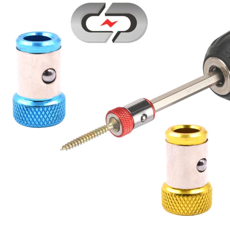 3 PCS Screwdriver Head Magnetic Ring for 1/4 ” 6.35mm
