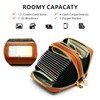 ANDOILT Small Genuine Leather Wallet for Women Men RFID Blocking