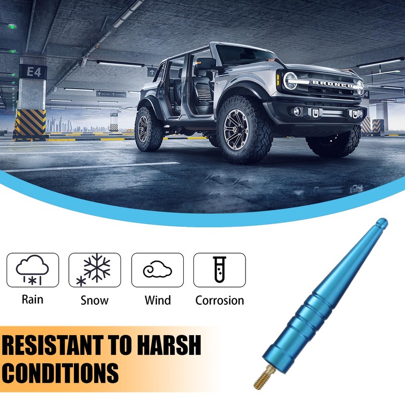 Car Truck Bullet Antenna,Replacement Car Aluminum Antenna Compatible with Ford