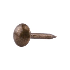 Walfront 100 Piezas de Clavos de tapicería Vintage, Etiqueta de Metal de Bronce, Tachuela Decorativa, pasadores y Tachuelas(6 * 14 mm), Herramienta De Remache, Tachuelas de tapicería para uñas