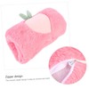 SUPVOX Winter Faux Fur Hand Muffs Plush Peach Pattern Arm