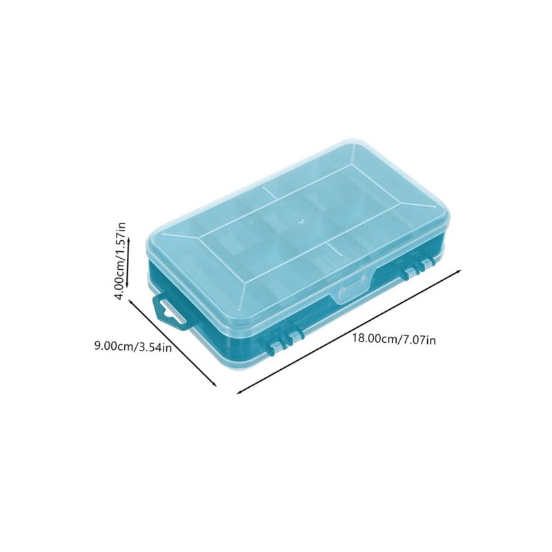 COHEALI Plastic Storage Boxes Double Sided Compartment Container for Small