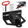 Zero Turn Lawn Mower Hitch with 2" Receiver, 6mm Thicker