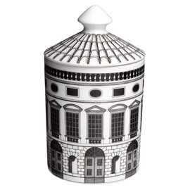 AlphaDesignLuxe Decorative Candle Holder Handcrafted Aromatherapy Candle Jar Italian Designer Décor Fashionable Tabletop Vase Modern Art Female Face Eyes Lips Centerpiece. (Architettura)