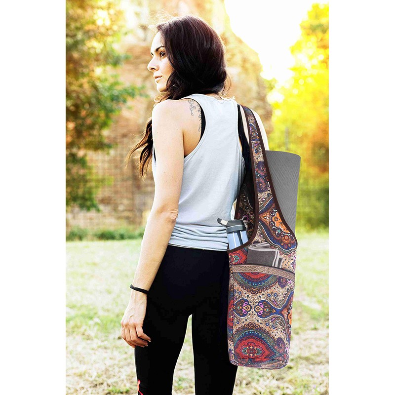 Ewedoos Yoga Mat Bag Yoga Bags with Large Size Pocket